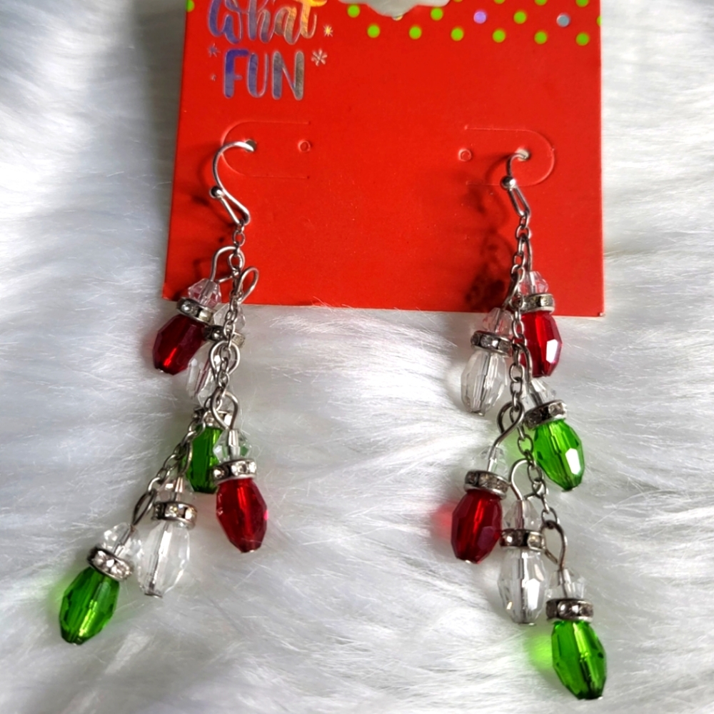 Fashion Crystal Beaded Earrings